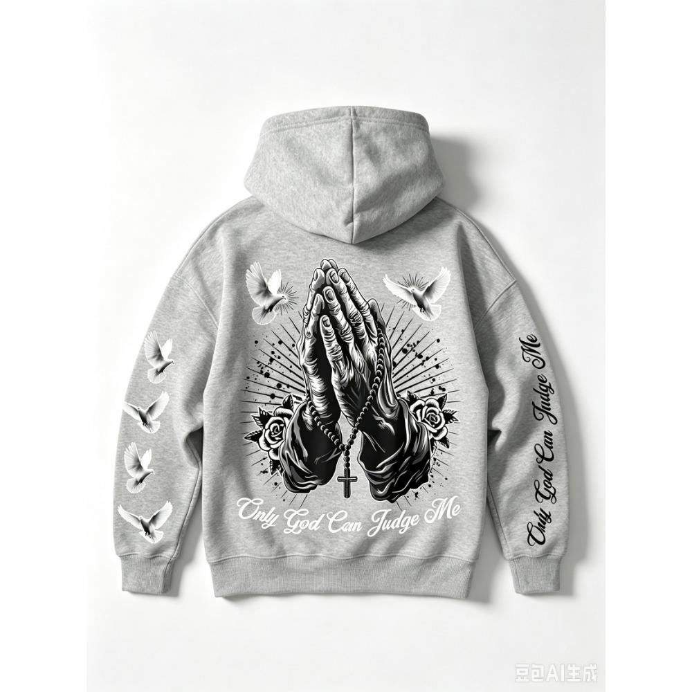 Men's Ride Or Die Hoodie Biker Motorcycle Graphic Back Sleeve Print Oversized Pullover Sweatshirt