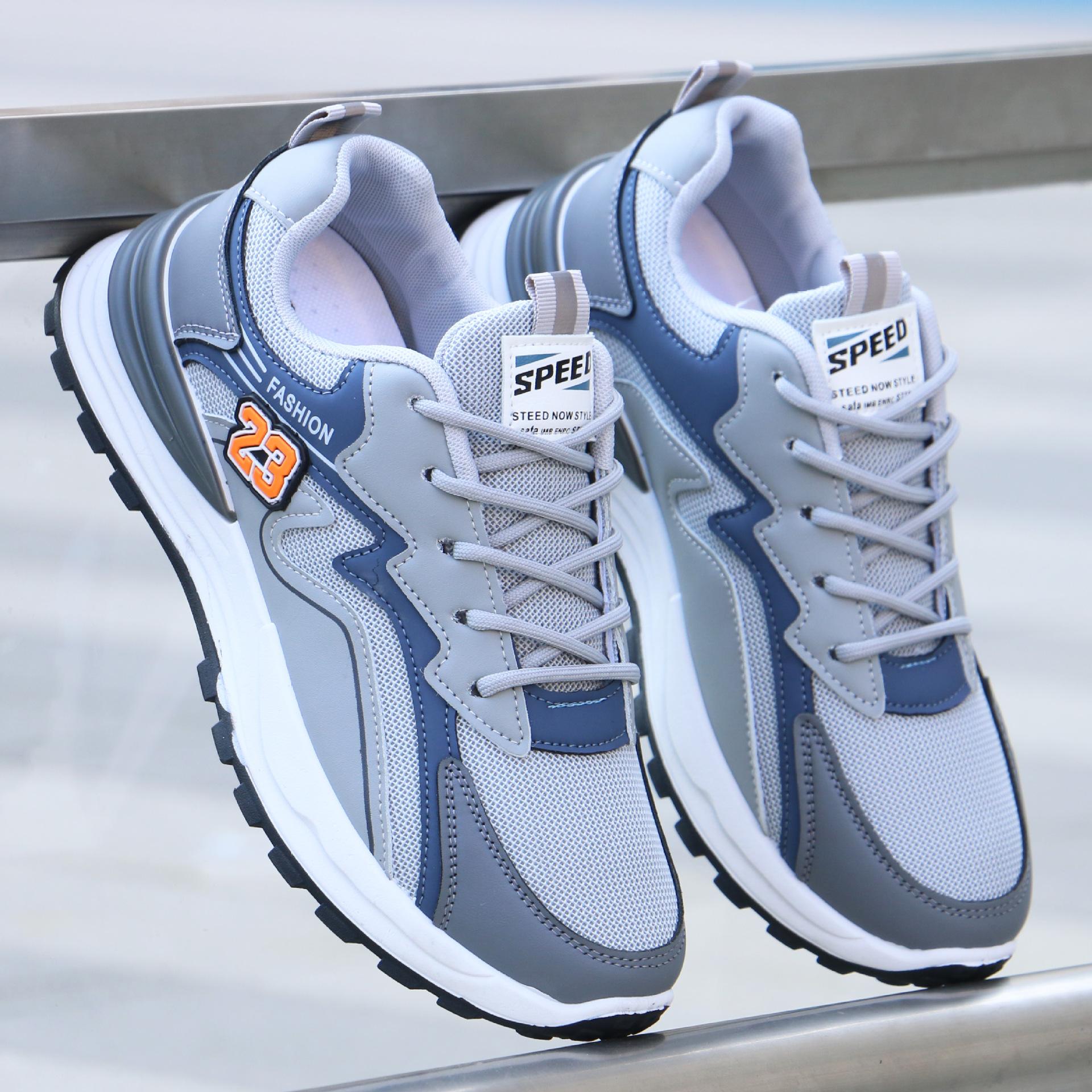 

Модні літні кросівки для бігу для чоловіків на кожен день, дихаючі, нековзкі, амортизуючі, повсякденні спортивні туфлі, вуличне м яке вулканізоване взуття, Zapatillas 38