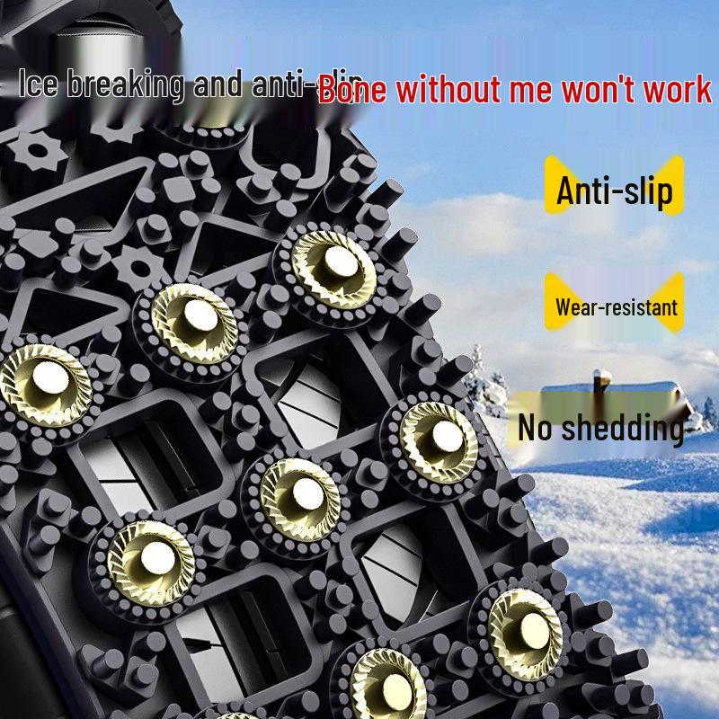Universal Car Emergency Anti-Skid Tire Chains for Sedans and SUVs - Snow Track Safety