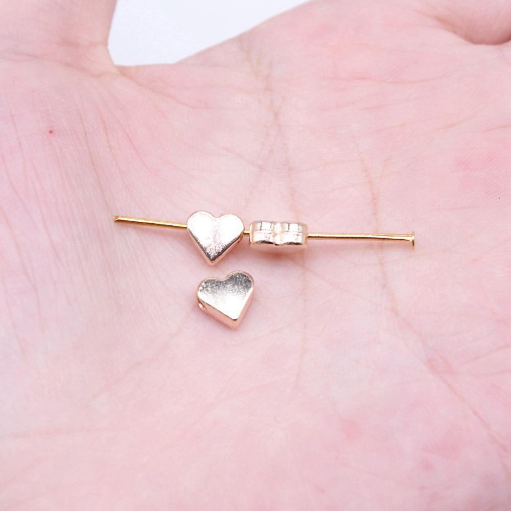 Liebe Flügel Kleine Lochperlen Spacer Zubehörteile Kinder Schmuck Ausverkauf DIY