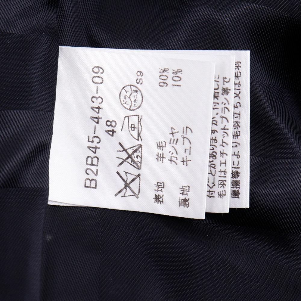 BURBERRY Stainless collar coat B2B45-443-09 black cashmere Women Used