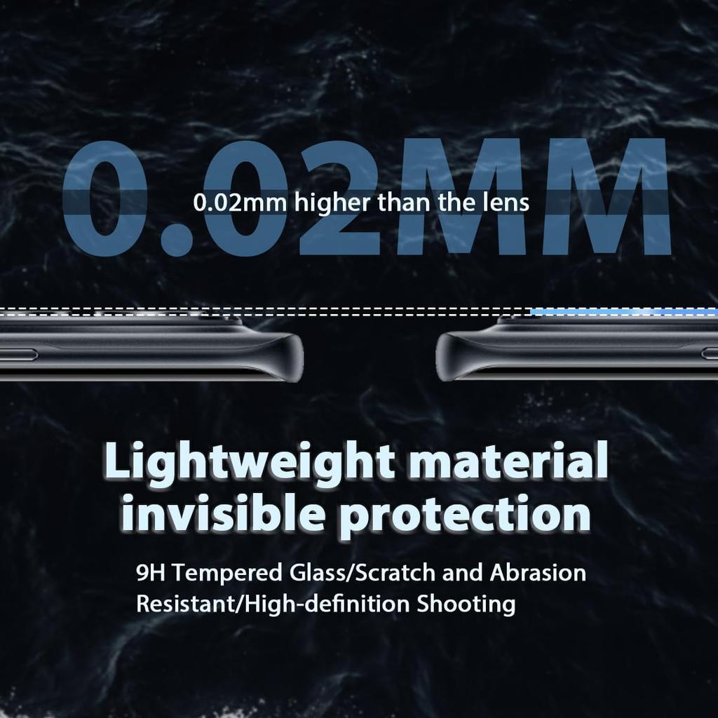 2 Pack HD Tempered Glass Transparent Lens Protector for Xiaomi POCO M8 5G M8 Pro 5G Camera Lens Protective Film 2Pcs/lot