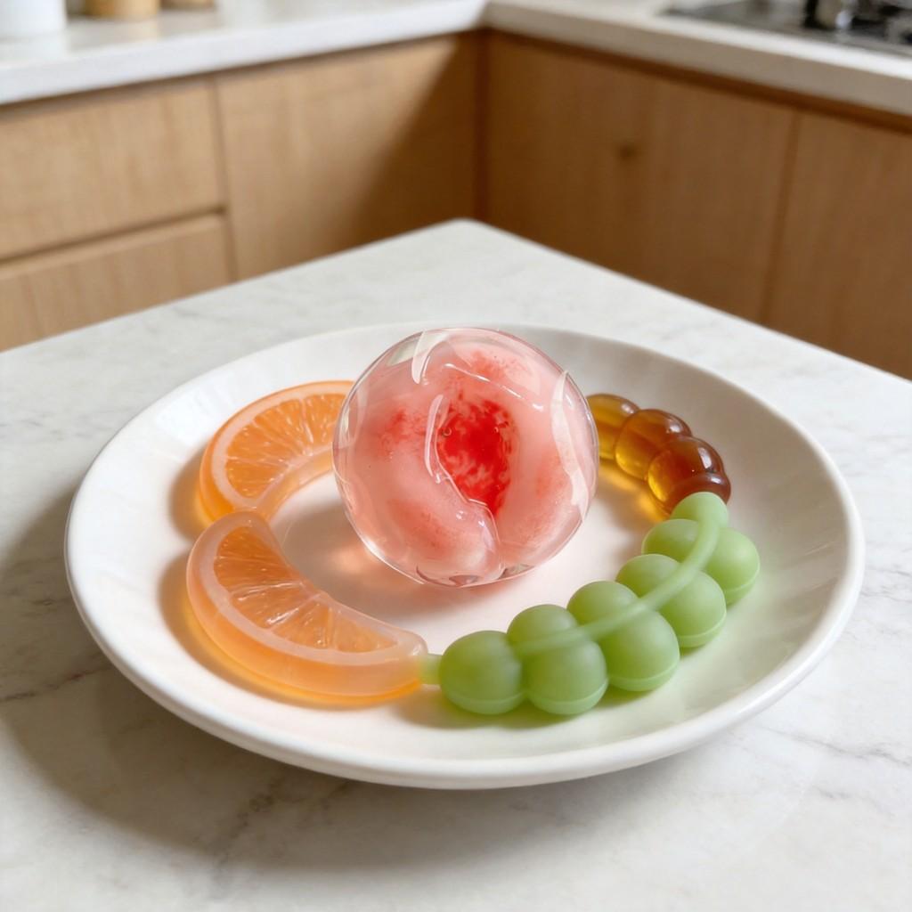 Peach Grade Silicone Stress Relief Toy With Soft Rebound For Kids And Adults