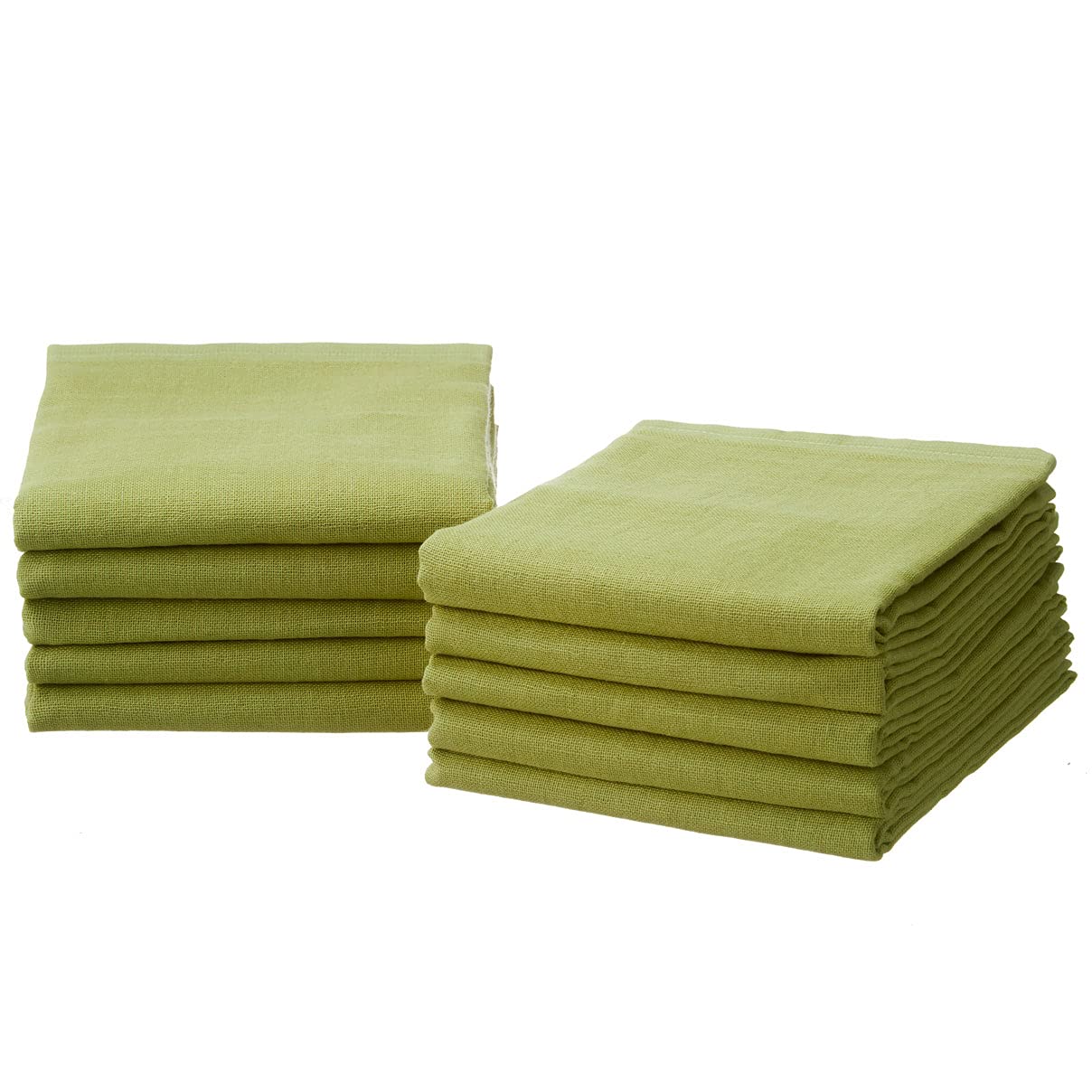 

Set of 10 Gauze Face Made in Senshu Towels 33 x Light Green Towels, Single-Sided, Japan, (Approx. 82cm),