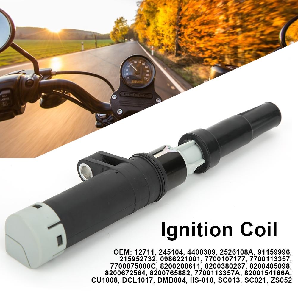 4pcs Pencil Ignition Coil Pack 7700107177 Fit for RENAULT CLIO SCENIC ESPACE LAGUNA MEGANE 1.4 1.6 1.8 2.0