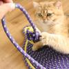Cotton Rope Woven Cat Scratch Pad Toy Ball Integrated Cat Sleeping Pad, Scratch-resistant, Wear-resistant, Washable Pet Pad