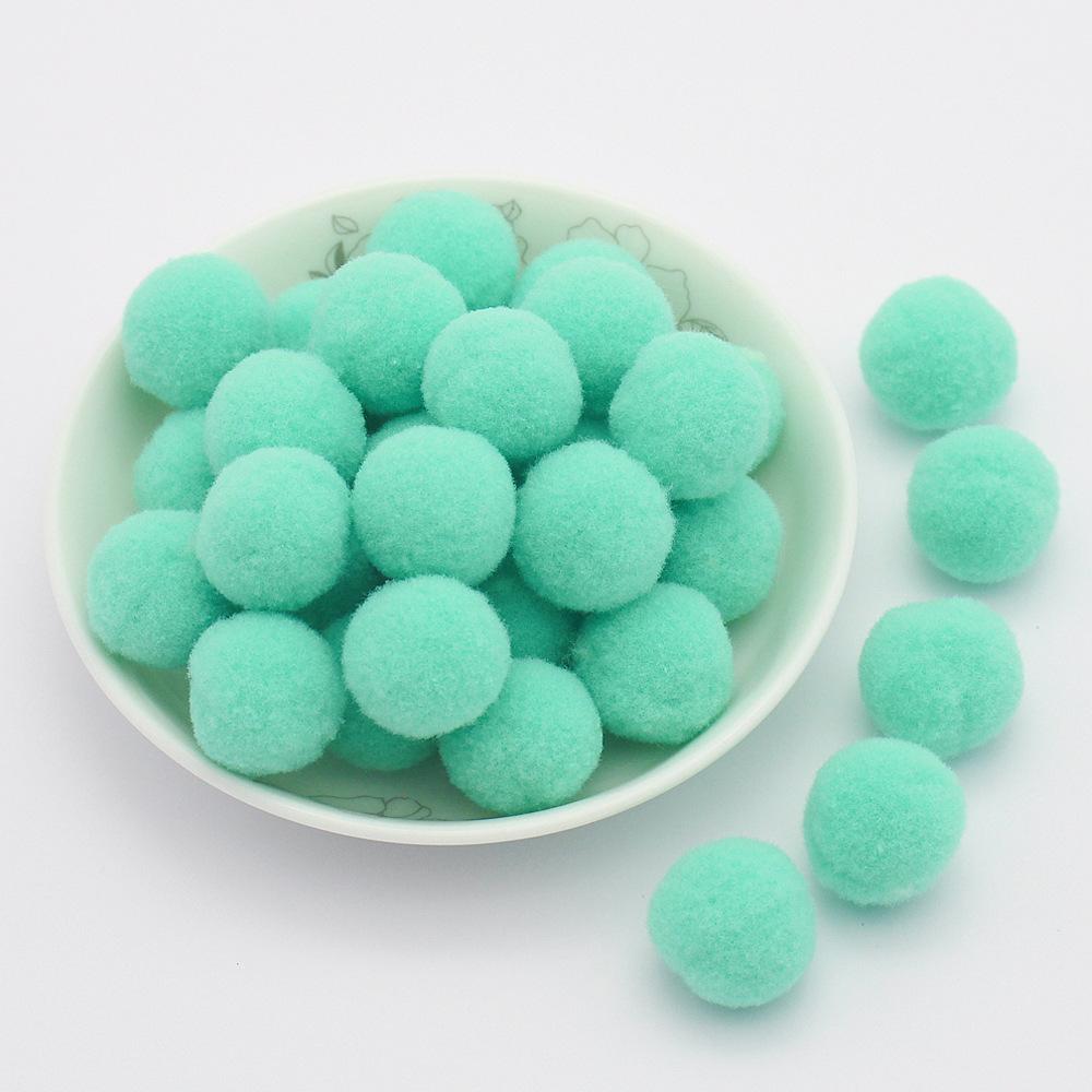 Colored Pompoms 81015202530Mm High Elasticity Soft Diy Pom Poms Fuzz Ball Pompom For Crafts Wedding Decor Kid Creative Toy