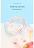Imported Cute Cartoon Kids' Transparent Straw Water Bottle, 480ml