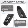 uxcell 4 Pieces 5-Pin XLR Female Connector Microphone Audio Cable Plug Socket Accessory for Mixer Power Amplifier Black 2.76 Inches