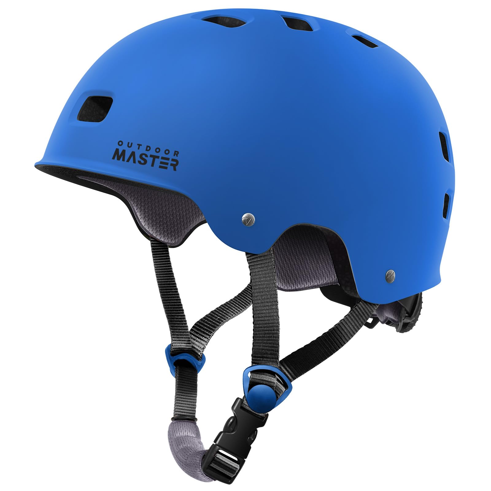 

OUTDOORMASTER Sports Bicycle CPSC and ASTM Safety Standards Size Navy Helmet, Certified, Unisex, M,