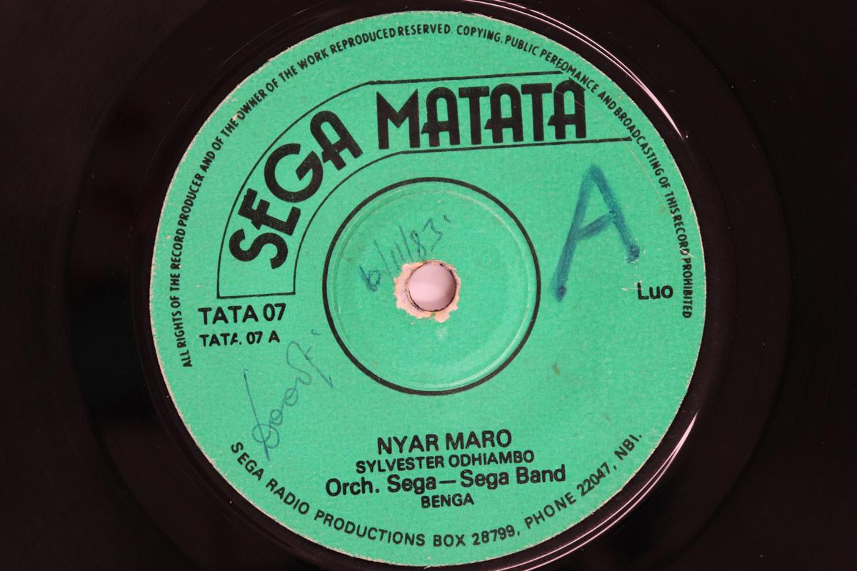 

7inch Record ORCH. SEGA-SEGA - Nyar Maro / Dhi Kabisa TATA07 SEGA MATATA Kenya World Music Used