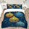 3pc Festive Atmosphere Style Cover Set - 1 Quilt Cover + 2 Pillowcases, All Seasons Bedroom Setting, Perfect for Home001