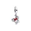 Danturn 925 Silber Charms Verhedderter Mickey Minnie Mulan Anhänger für Frauen Schmuckherstellung Armbänder Halskette