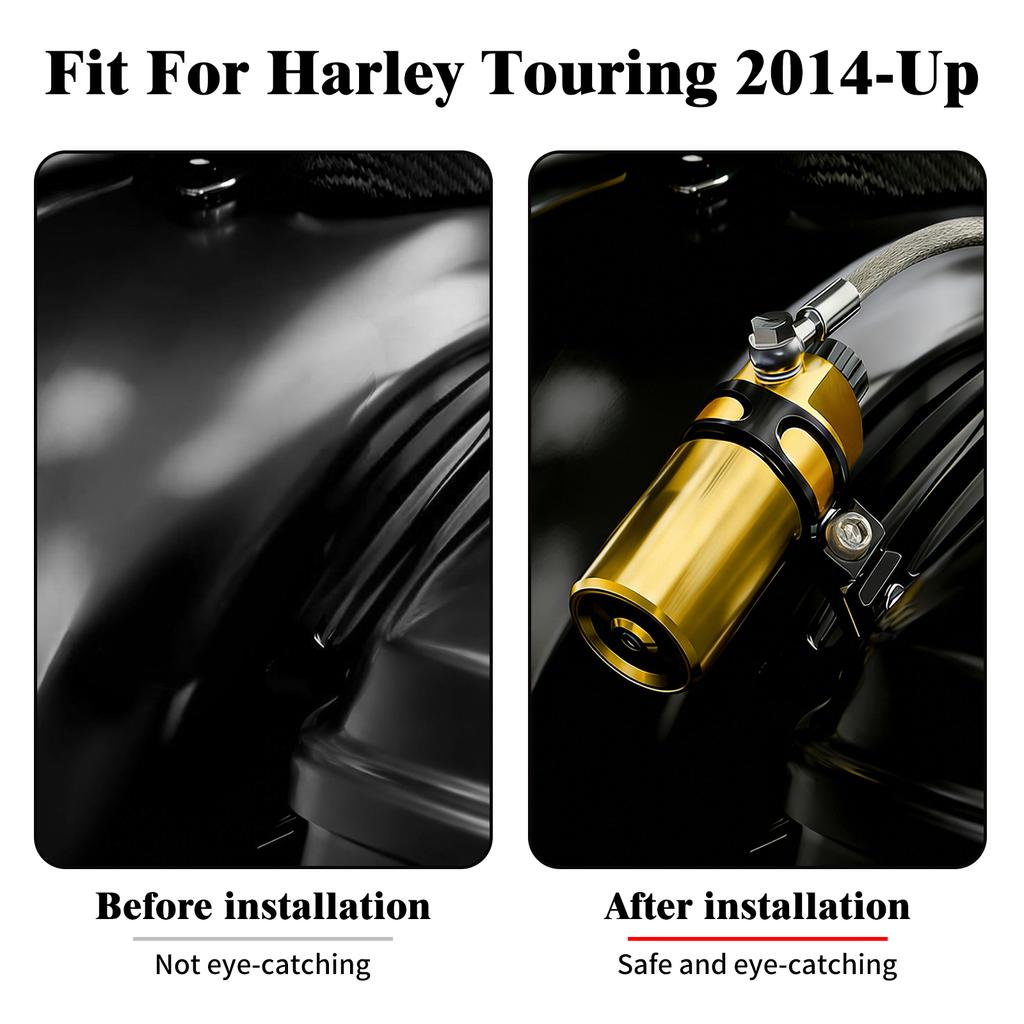 Motorcycle Shock Absorber Remote Reservoir Mounts For Harley Baggers/Touring Street Electra Road Glide Road King FLHTK 2014-Up