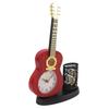 Gitarrenwecker, multifunktional, dekorativ, robust, Gitarrenuhr mit Stifthalter, Bleistiftspitzer