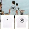 2025 high-quality new gym fitness T-shirt loose oversized cotton men's short sleeved fitness T-shirt summer training jogging top