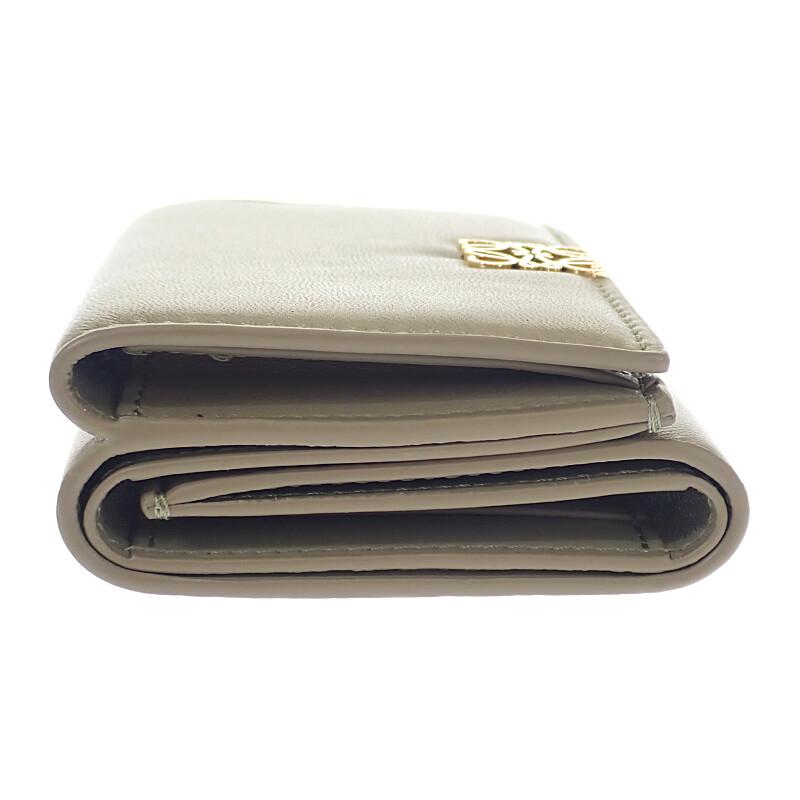 Loewe C821TR2X10 Tri-fold Wallet Eucalyptus Green Women