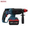 BOSS 36V Industrial Brushless Cordless Rotary Hammer Drill CN plug (adapter included)