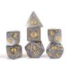 D&D Adventure Dice (Paladin Class: White) Gray 16mm or 19mm