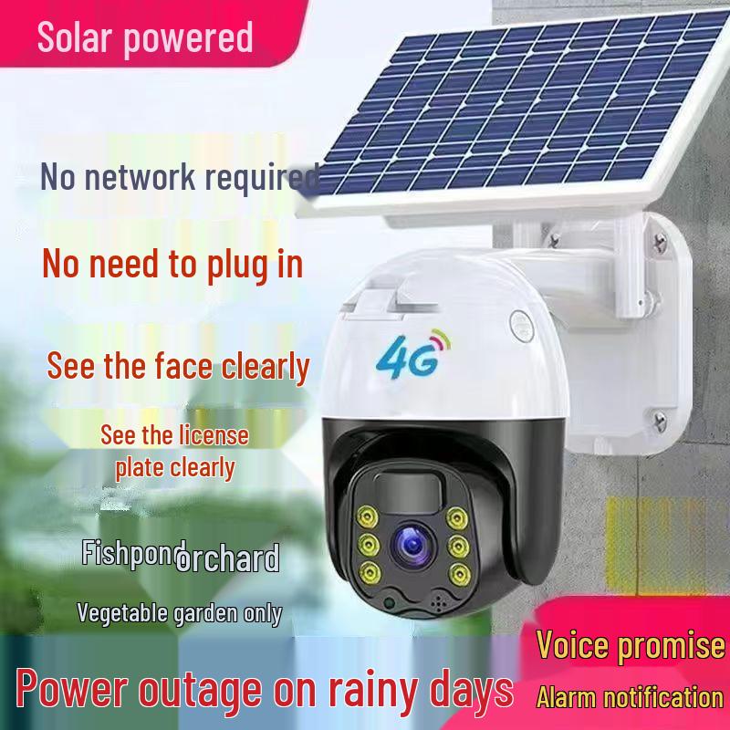 

4G Solar-Powered HD Outdoor Camera with 360° Rotation & Remote Mobile Monitoring