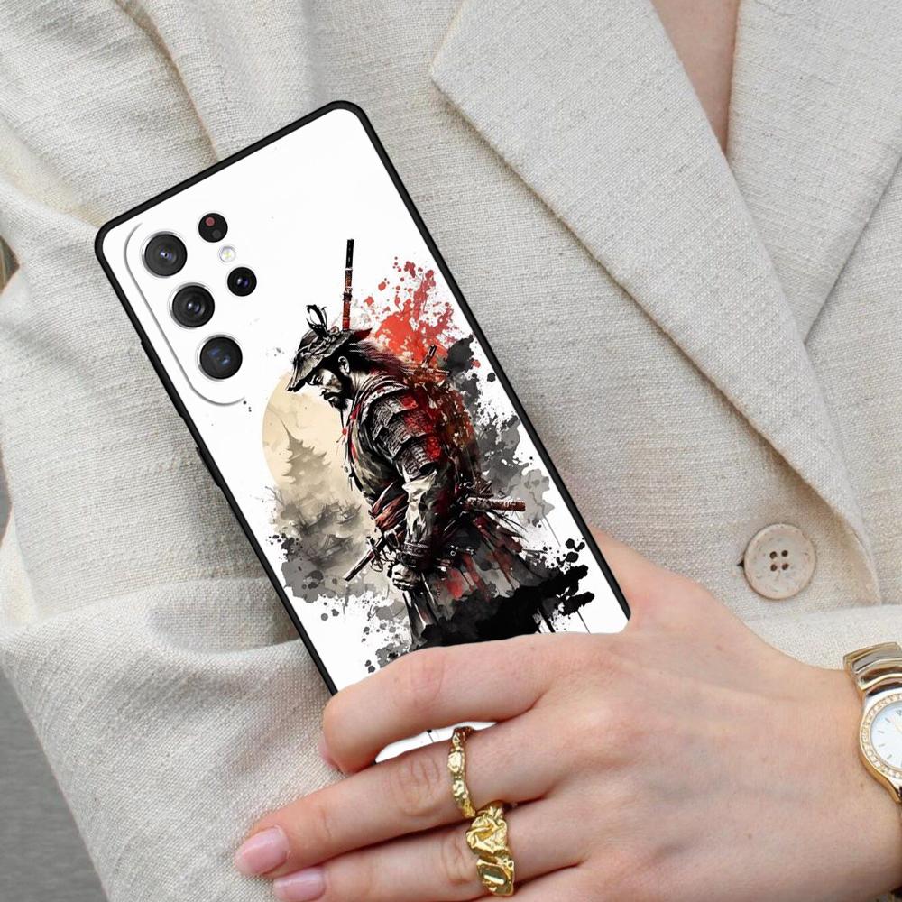 Japan Samurai Ninja Ronin Cell Phone Case for Samsung Galaxy S26 Ultra S25 S24 S23 S22 S21 S20 Note10 Cover