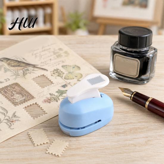 Embossing Tool Stamp Shape Paper Punch, Scrapbooking Craft Punch for Card Making, Edge Decorative Hole DIY Album Gift Tags, Arts Supplies