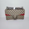 [Pre-Owned] Dionysus Chain Tiger Head Buckle Logo Canvas And Leather Shoulder Bag Small - Very Good #RZD21P
