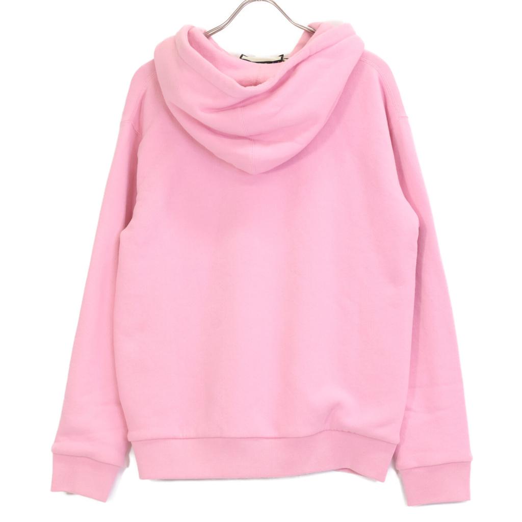 Gucci 572808 Pink Tennis Logo Gold Button Hooded Parka Jacket S pinkUsed