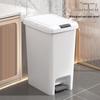 Large Household Trash Can with Lid for Bathroom, Kitchen, Bedroom, Living Room, and Dormitory