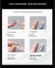 Premium Handmade French Cat Eye Medium Nail Tips: High-Quality Finish, Versatile & Ready-to-Wear.