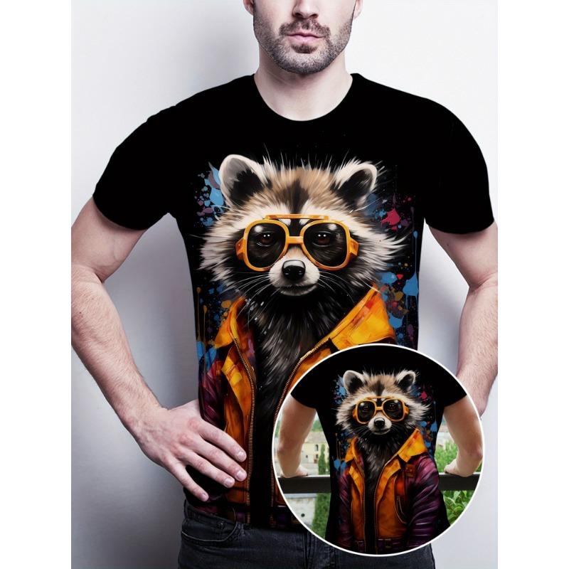 

Men s Oversized Magma Raccoon T-Shirt S