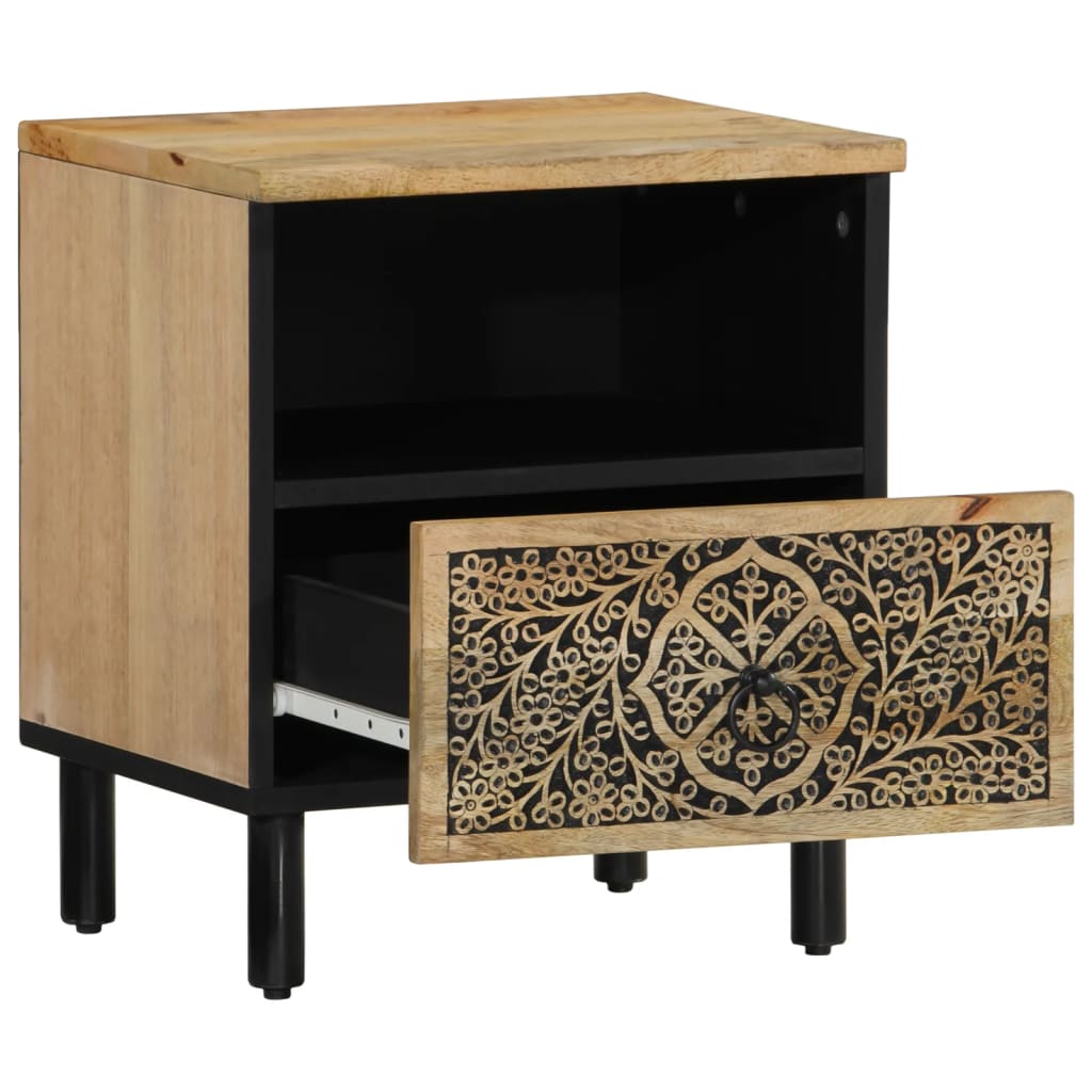 Nightstand 40 x 33 x 46 cm Solid Mango Wood