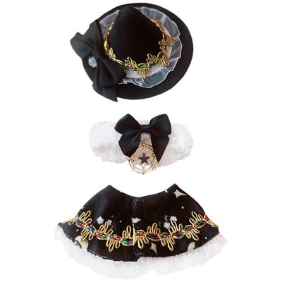 Niannyyhouse 10cm-15cm Plush Clothes Hat Scarf Shawl Magical Cape Set Cotton Doll Costume Dress Up