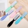 Cleaning Nail Brushes Transparent Long Handle Soft Remove Dust Nail Brushes Multifunctional Five Color Manicure Pedicure Tools