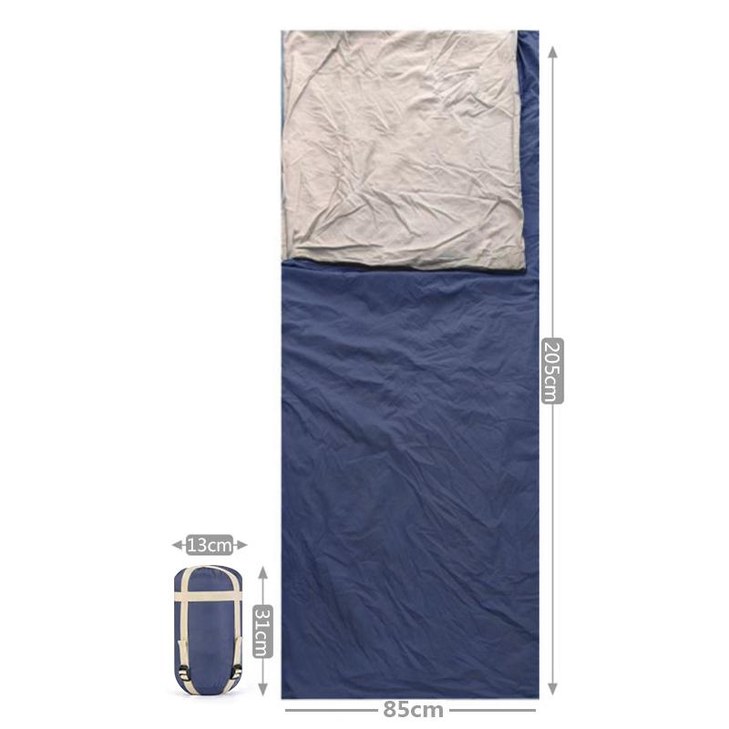 High Quality Waterproof Lightweight Envelope Outdoor Emergency Camping Sleeping Bag синий