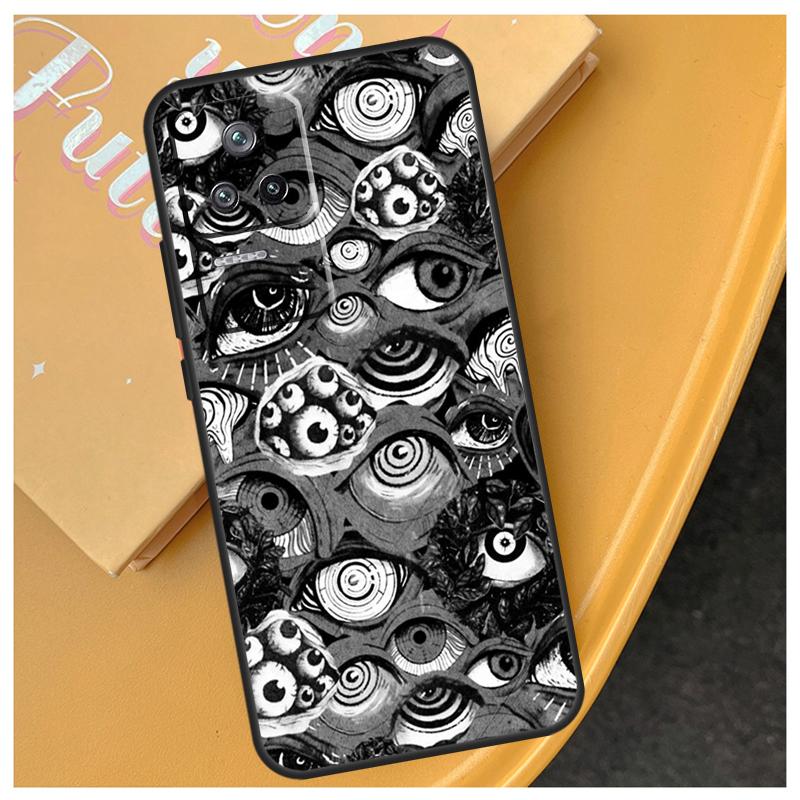 Scary Face Eyes Funda For Xiaomi 17 Pro Max 14 15 Ultra 13T 14T 15T POCO X7 X5 X6 Pro F5 F6 F7 F8 Ultra Case