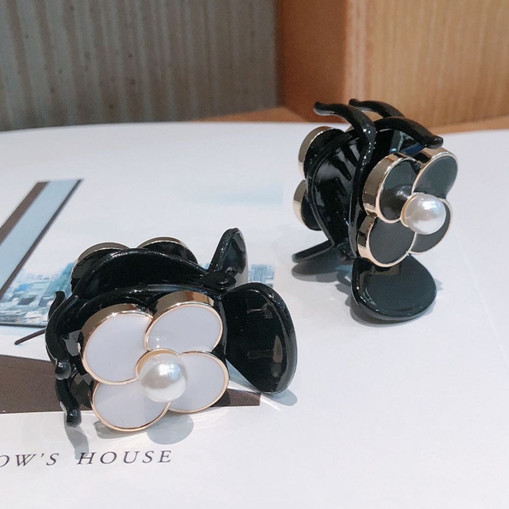 Wear Girls Bangs Clip Camellia Flower Hairpin Small Grip Clips Solid Colors Women Hair Accessories