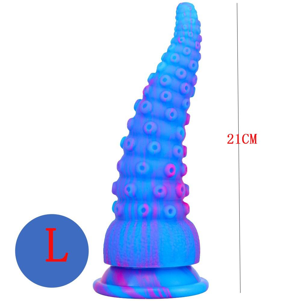 Silikon Octopus Tentakel Riesiger Tierdildo Bunter Monsterdildo Prostatamassage Anal Butt Plug Sexspielzeug für Frauen Spielzeug für Erwachsene
