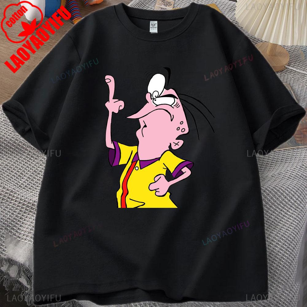 Ed,Edd N Eddy Man T Shirt Ed,Edd N Eddy Printed T-shirt Tops Hip-hop Novelty Trend Simple Style for Outdoor Enthusiasts