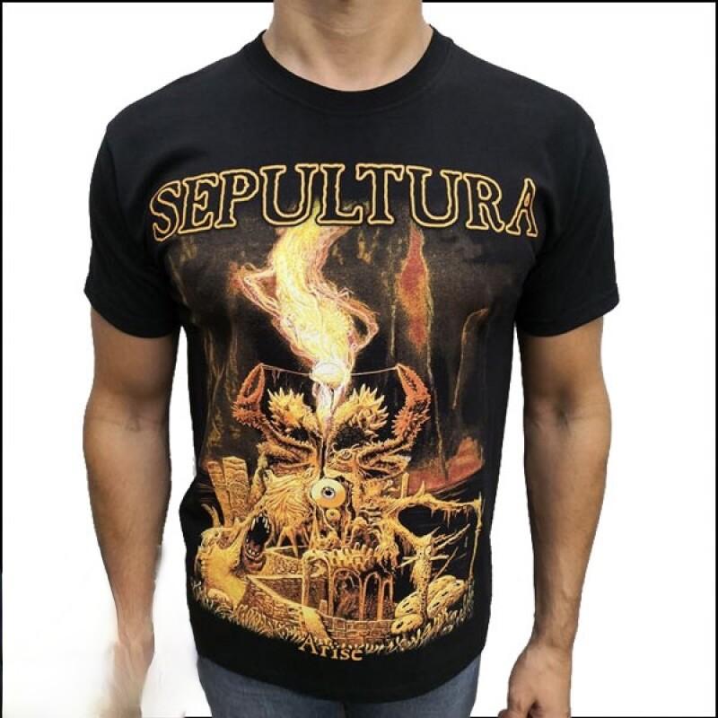 

SEPULTURA Arise Black T-Shirt slayer death Unisex T-Shirt L