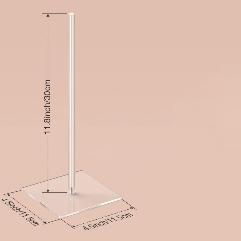 1 ks Akrylový stojan na donuty, Průhledný stojan na bagely, Stojan na donutovou věž, Stojan na vystavení donutů na dezertní stůl, Držák na donuty
