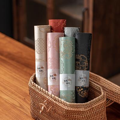 Chinese Retro Zen Waterproof Table Flag Mat TeaTable Cloth Long Tablecloth Tea Table Tea Accessories Gifts Table Runner