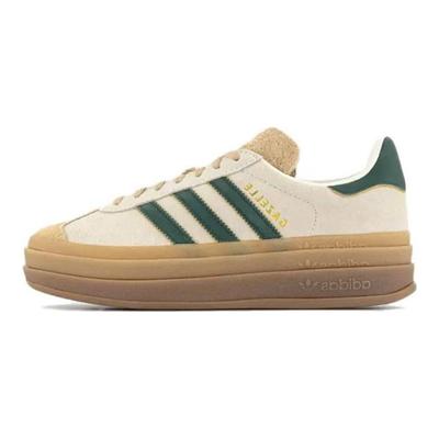 Gazelle Bold Magic Beige Collegiate Green Women's Sneakers ID7056