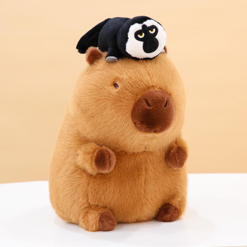 Capybara Plush Toy Stuffed Animal Soft Pp Cotton Filling Pillow Gift For Kids