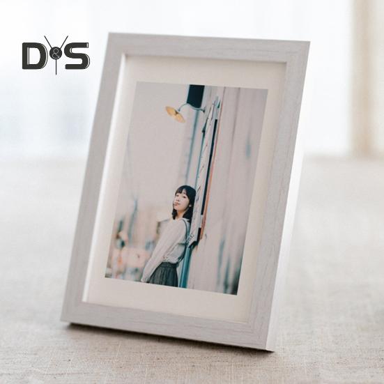 6/7/8/10-Inch/A4 Vintage Wooden Photo Frame Clear Glass Picture Display Frame Rustic Home Office Bedroom Desktop Photo Holder Decoration