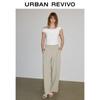 UR 2025 Women's Draped Wide-Leg Commuter Pants
