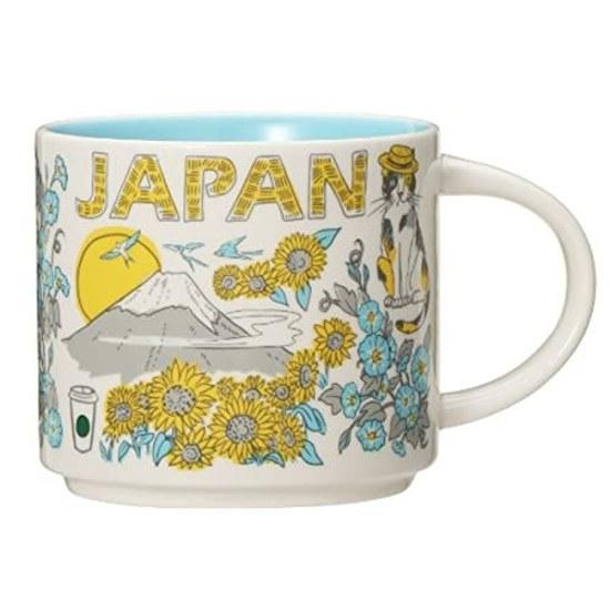 STARBUCKS Tumbler Coffee Japan Limited Been There Series Mug Summer Sunflower 414ml Cup Cute Stylish Return Birthday Present Gift Model Brand