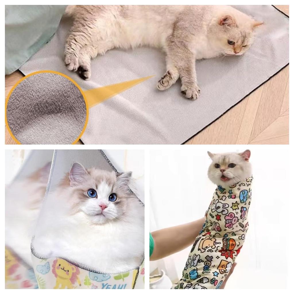 Katzenpflege Biss- und Kratzpflege Nagel Tierpflege für Nagel und Pflegetasche, Widerstandsfähig, Wickel, Krallenschere, Multifunktionstasche, Selbstklebend, Trimmen,