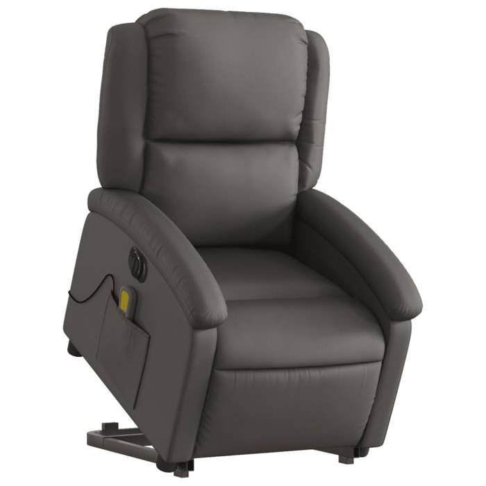 VidaXL Electric Massage Recliner, Relaxation Chair with Adjustable Backrest and Footrest, Salon Seat 3204277