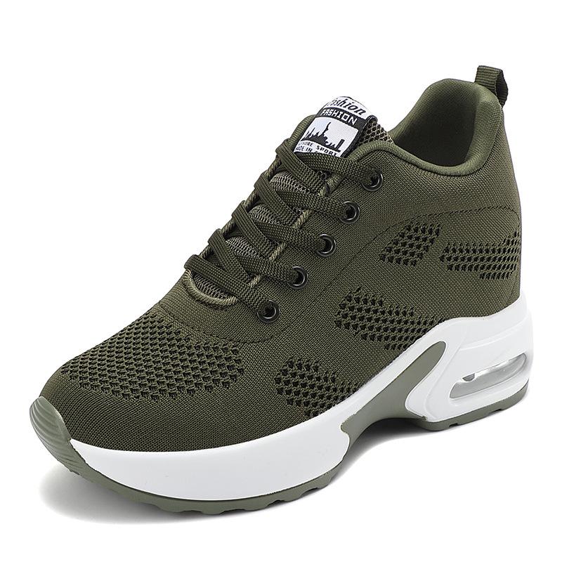 Sneakers Women's Wave Shoes Summer Muffin Shoes Inner Height Increase